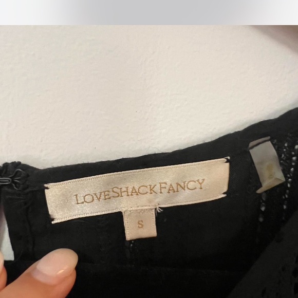 Love Shack Fancy natasha dress black - Picture 3 of 4